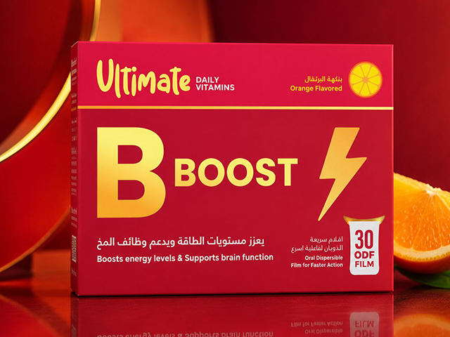 Ultimate Daily Vitamins B Boost oral dispersible film, orange flavored